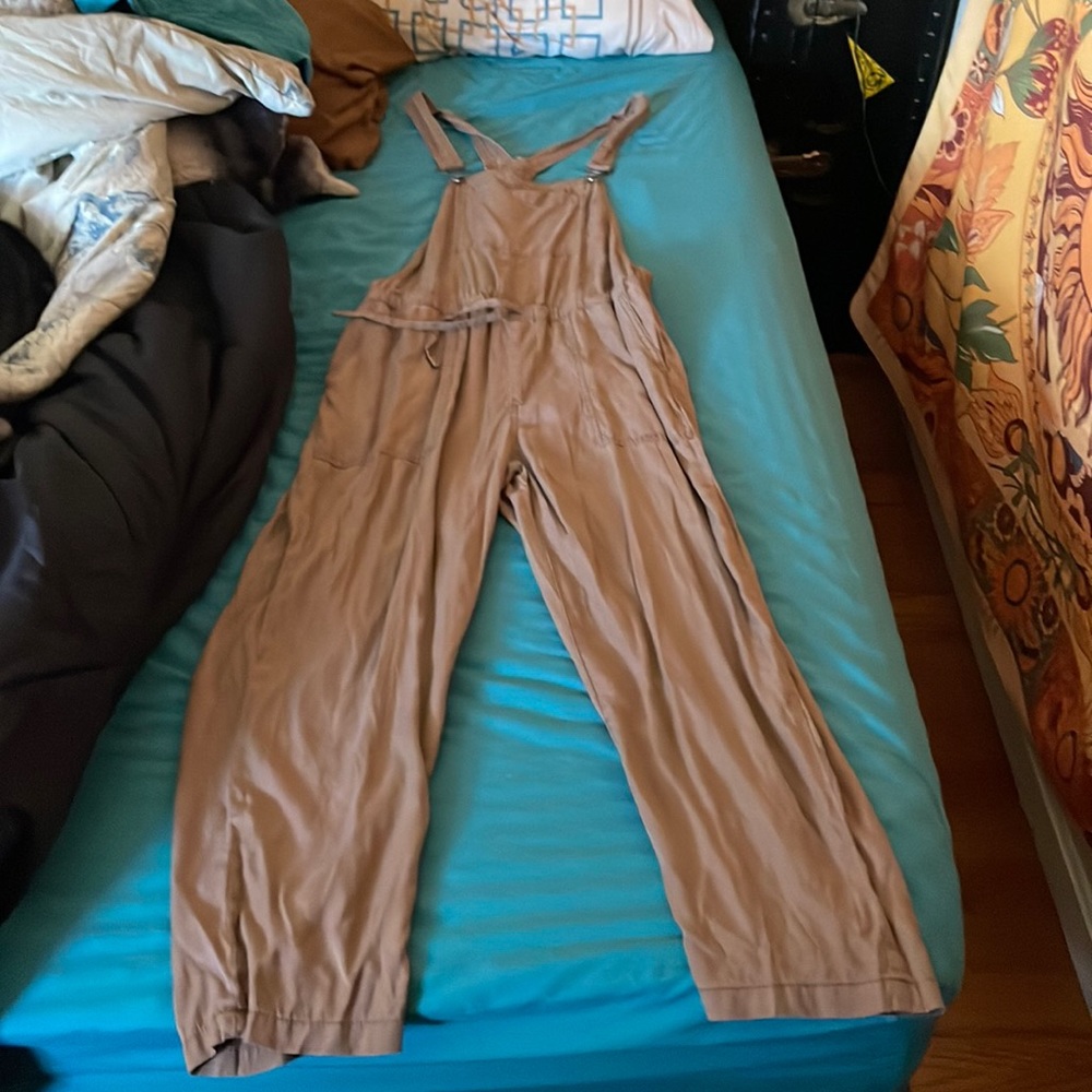 Khaki overalls- Size M